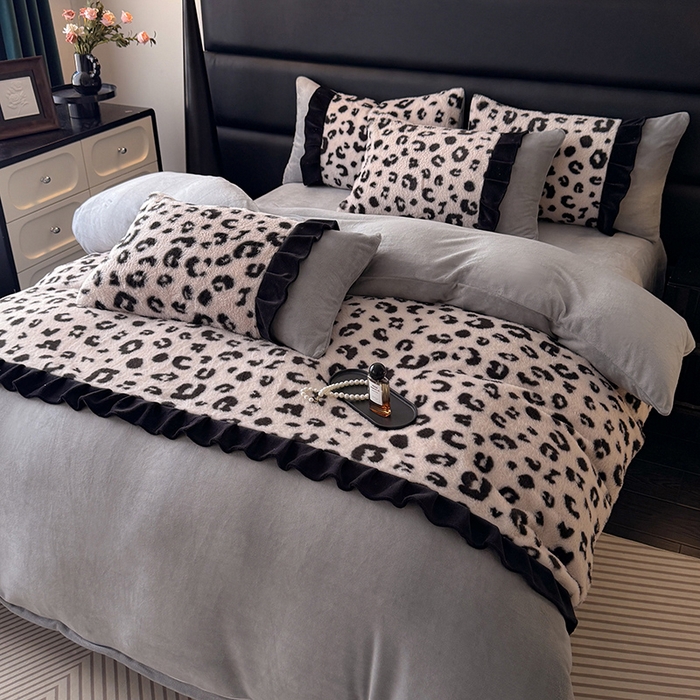 91家纺网 家纺一手货源 找家纺 （总）舒咪欧 2025新款兔绒牛奶绒四件套-魅惑