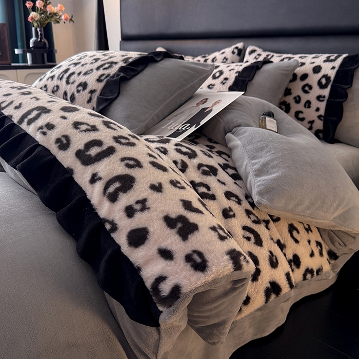 91家纺网 家纺一手货源 找家纺 （总）舒咪欧 2025新款兔绒牛奶绒四件套-魅惑