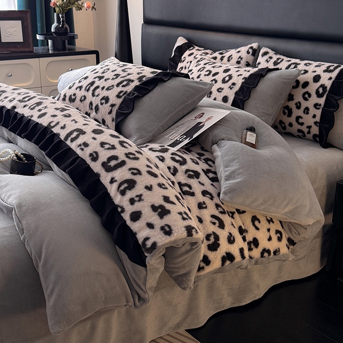 91家纺网 家纺一手货源 找家纺 （总）舒咪欧 2025新款兔绒牛奶绒四件套-魅惑