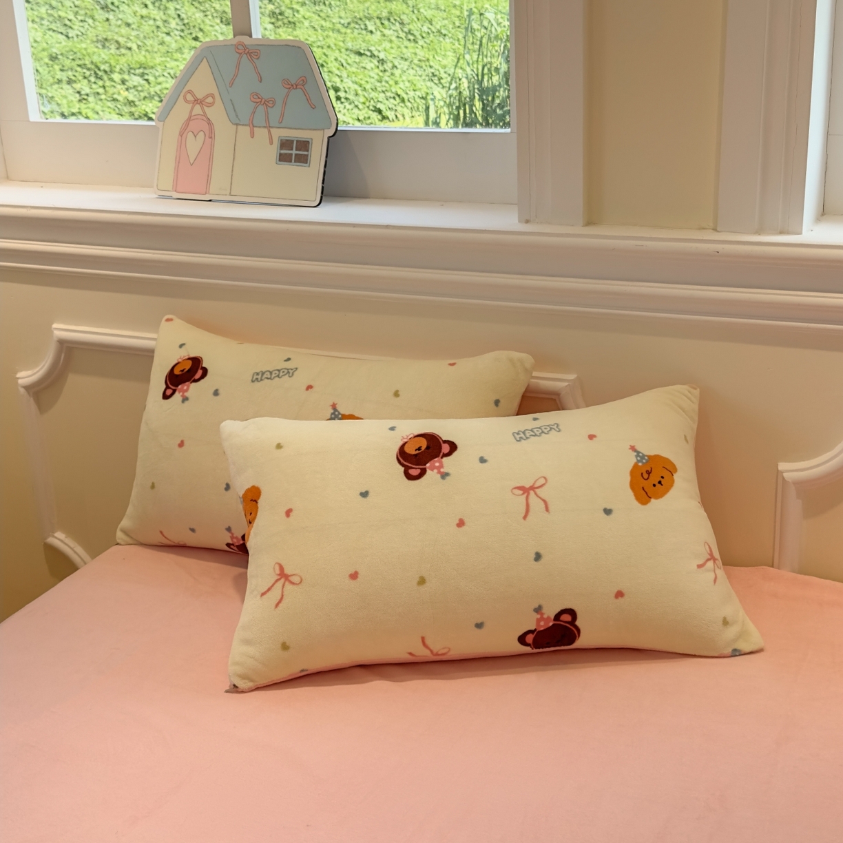 91家纺网 家纺一手货源 找家纺 yyds网供 2025新款牛奶绒四件套ins风加厚床品卡通印花三件套双面法兰绒秋冬保暖不静电 风格二 多彩缤纷美梦