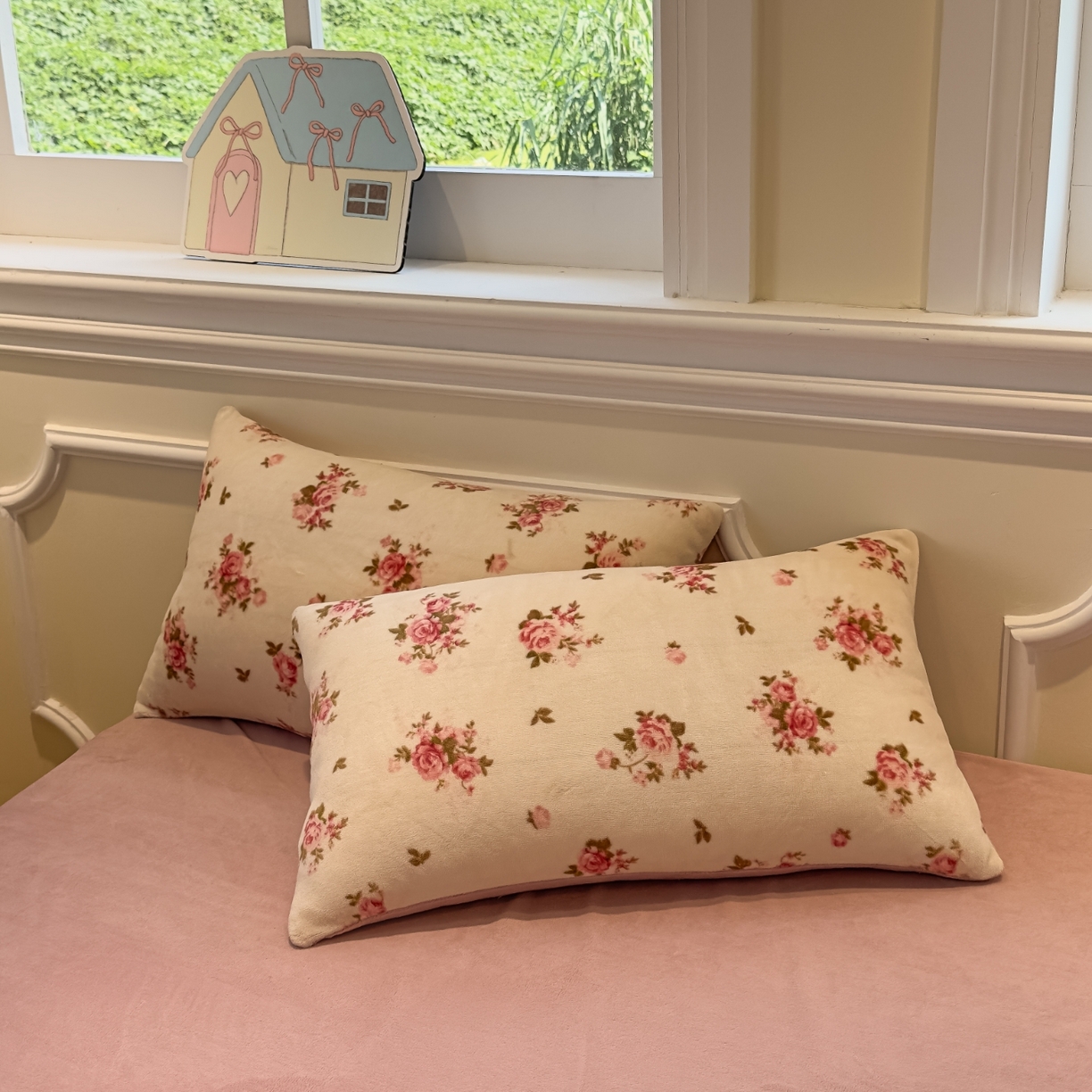 91家纺网 家纺一手货源 找家纺 yyds网供 2025新款牛奶绒四件套ins风加厚床品卡通印花三件套双面法兰绒秋冬保暖不静电 风格二 玫瑰约花仙子