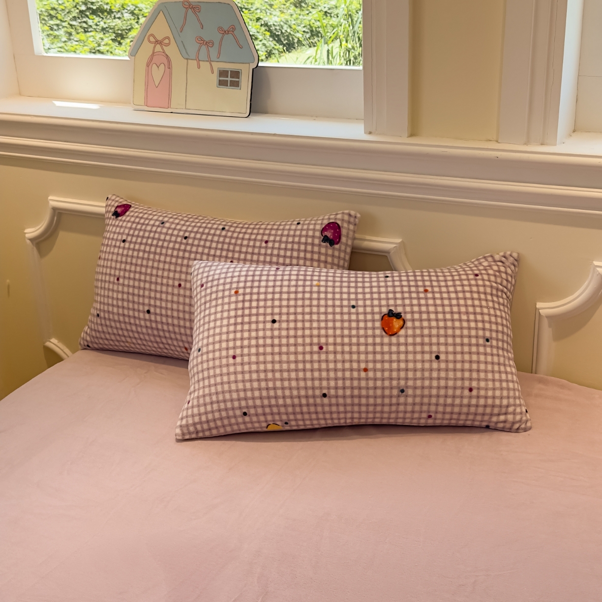 91家纺网 家纺一手货源 找家纺 （总）yyds网供 2025新款牛奶绒四件套ins风加厚床品卡通印花三件套双面法兰绒秋冬保暖不静电 风格二