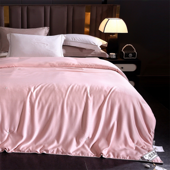 91家纺网 家纺一手货源 找家纺 （总）前程家纺 2025新款-珍珠提花被冬被蚕蛹蛋白被子冬被芯