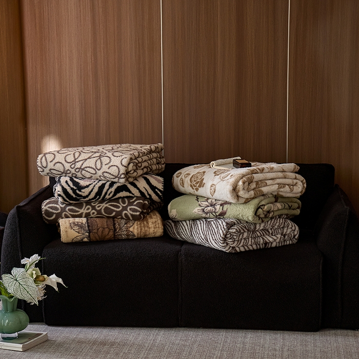 宜代光年 2025新款奥羊绒复合毛毯子毛毯 组合