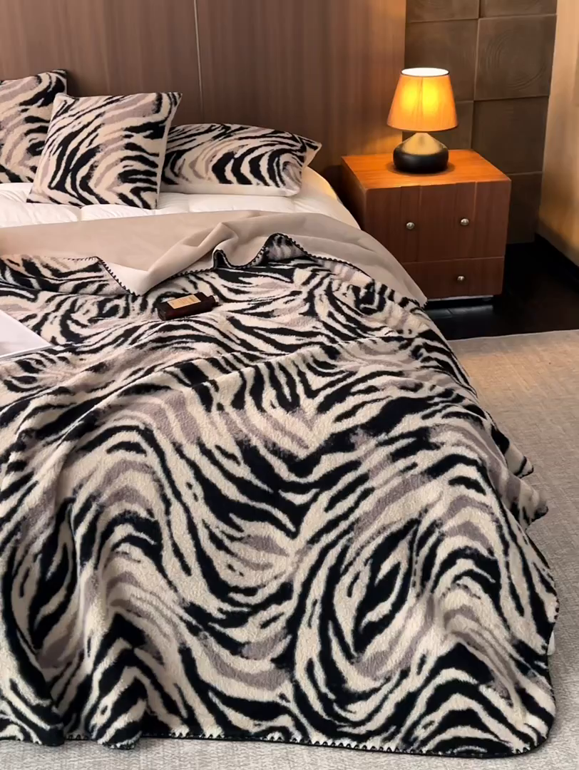 91家纺网 家纺一手货源 找家纺 （总）宜代光年 2025新款奥羊绒复合毛毯子毛毯