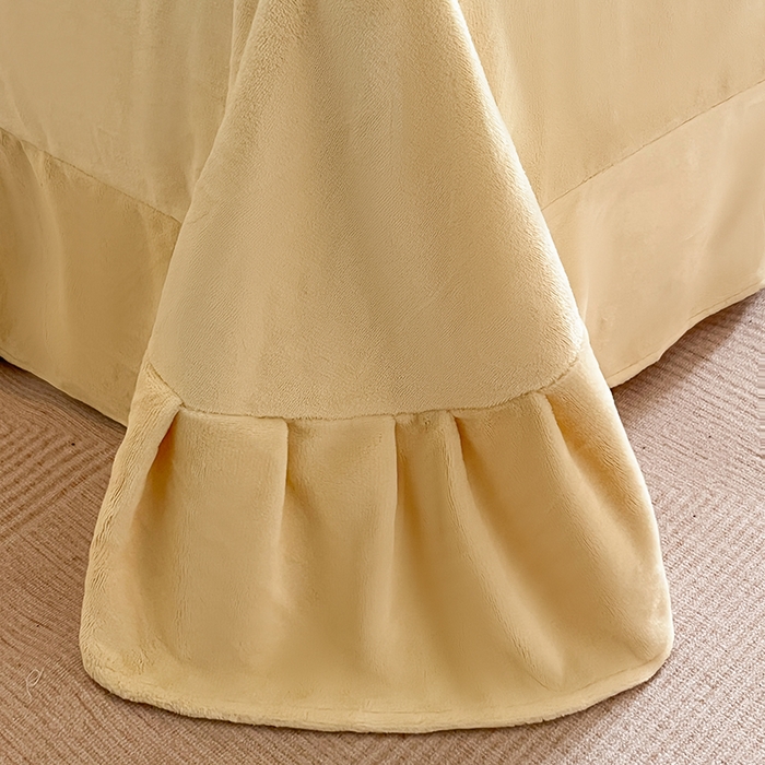 91家纺网 家纺一手货源 找家纺 诺梵2025新款牛8斤奶绒印花包边四件套枝槿-蓝