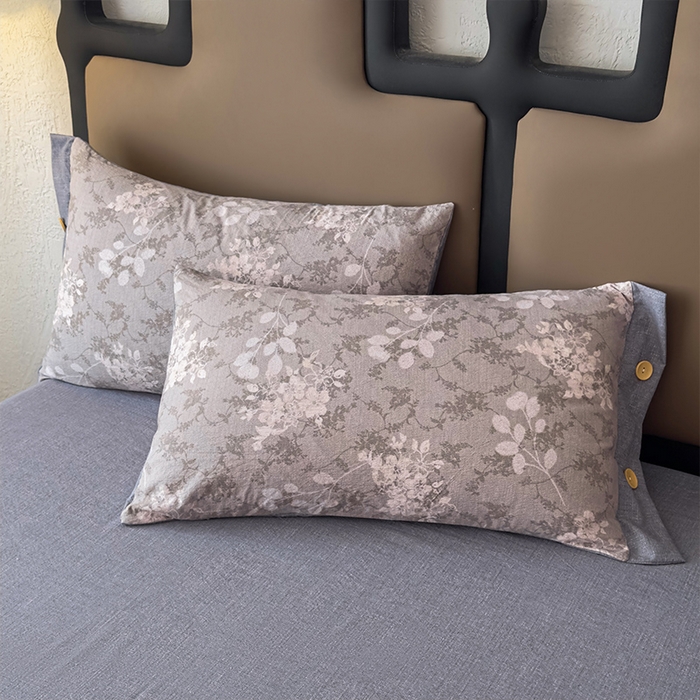 91家纺网 家纺一手货源 找家纺 （总）丝芙妮家居（原乐视家纺） 2025新款原麻纽扣款四件套