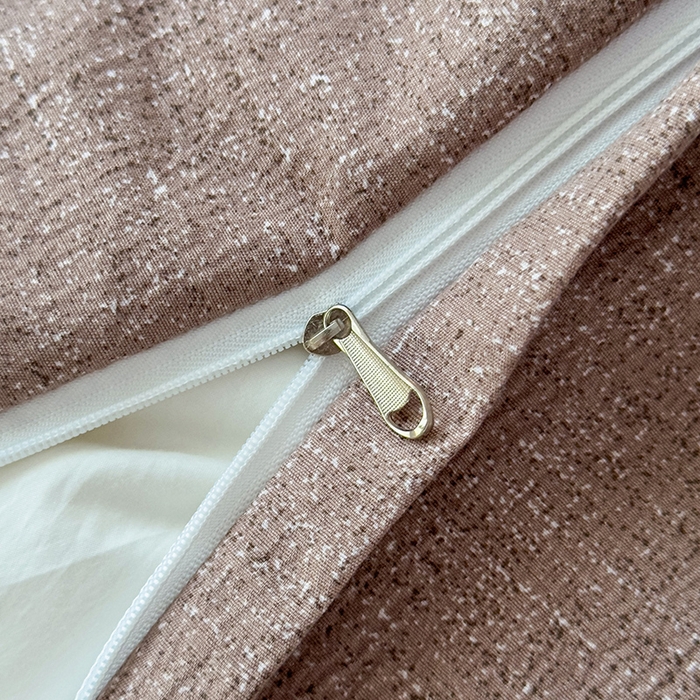 91家纺网 家纺一手货源 找家纺 丝芙妮家居（原乐视家纺） 2025新款原麻纽扣款四件套 岚调·纽扣款