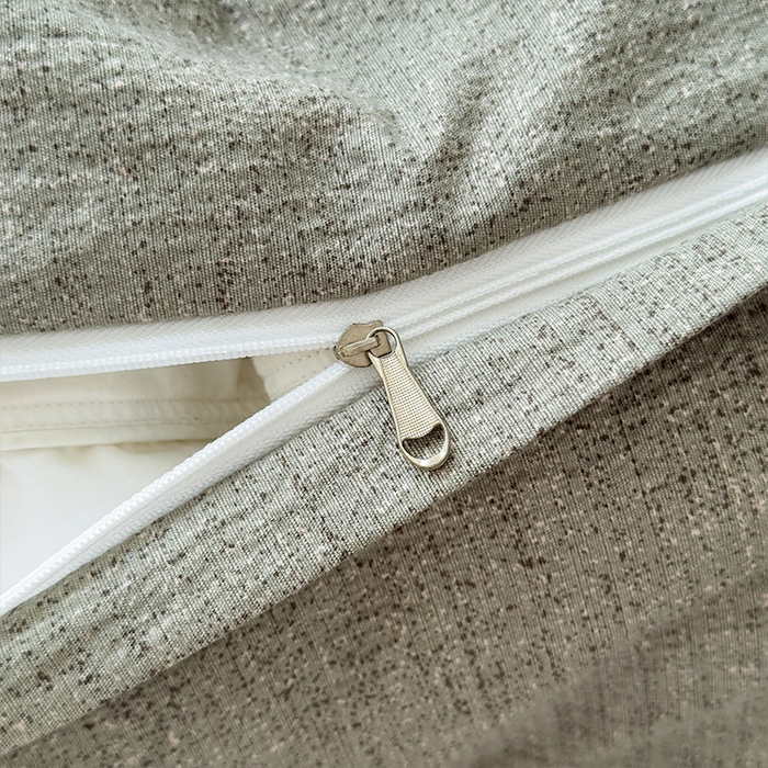 91家纺网 家纺一手货源 找家纺 丝芙妮家居（原乐视家纺） 2025新款原麻纽扣款四件套 清水欢·纽扣款