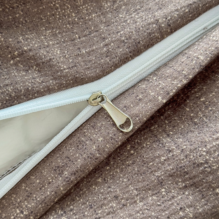 91家纺网 家纺一手货源 找家纺 丝芙妮家居（原乐视家纺） 2025新款原麻纽扣款四件套 森蔓·纽扣款