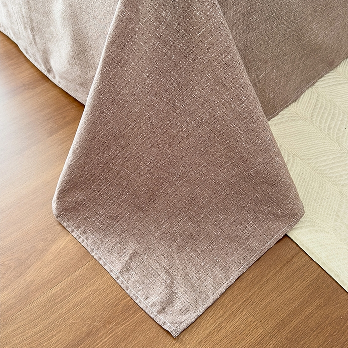 91家纺网 家纺一手货源 找家纺 丝芙妮家居（原乐视家纺） 2025新款原麻纽扣款四件套 时宜·纽扣款