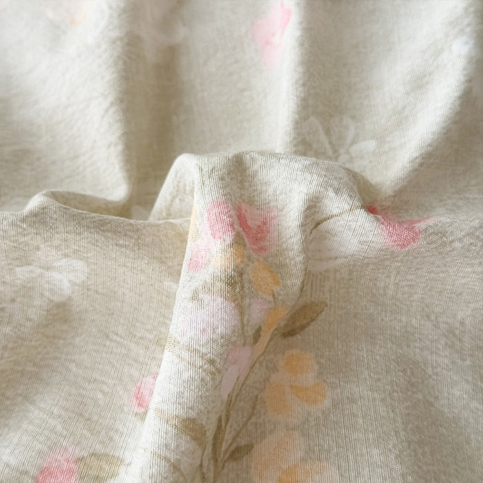 91家纺网 家纺一手货源 找家纺 丝芙妮家居（原乐视家纺） 2025新款原麻纽扣款四件套 岁月留声·纽扣款