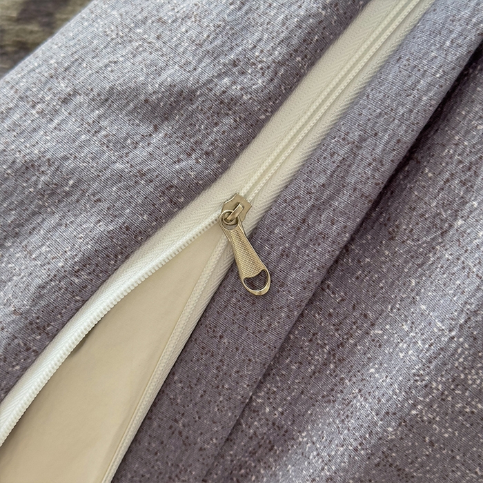 91家纺网 家纺一手货源 找家纺 丝芙妮家居（原乐视家纺） 2025新款原麻纽扣款四件套 夜色未央·纽扣款