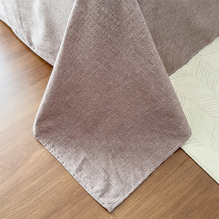 91家纺网 家纺一手货源 找家纺 丝芙妮家居（原乐视家纺） 2025新款原麻纽扣款四件套 萤野·纽扣款