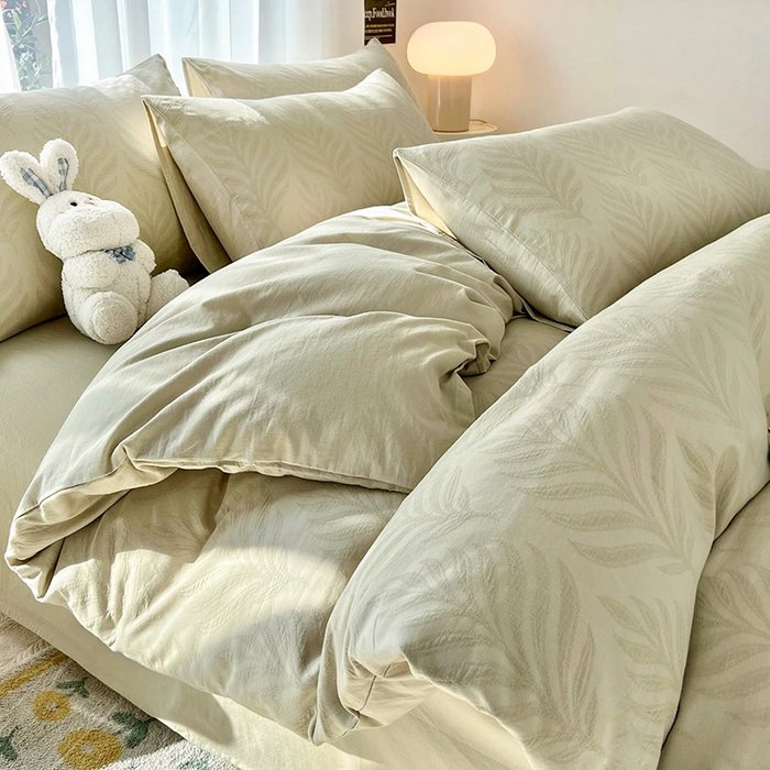 （总）宜代光年 2025新款60s水洗棉提花系列四件套-第二批-场景一