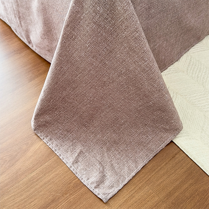 91家纺网 家纺一手货源 找家纺 丝芙妮家居（原乐视家纺） 2025新款原麻纽扣款四件套 云栖·纽扣款