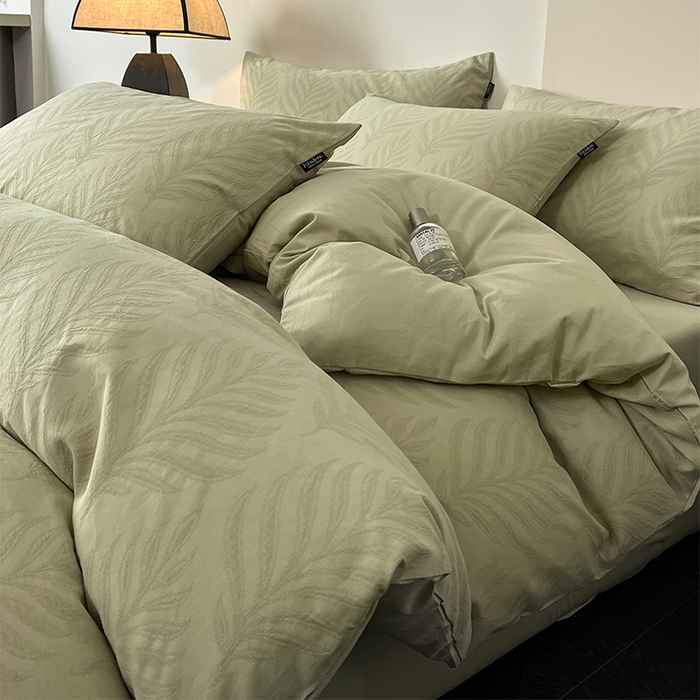 （总）宜代光年 2025新款60s水洗棉提花系列四件套-第二批-场景二