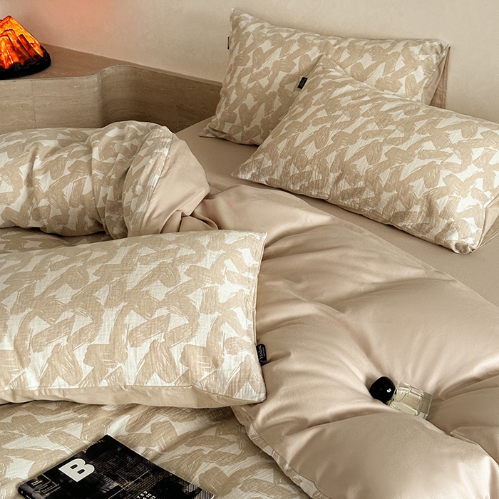 91家纺网 家纺一手货源 找家纺 宜代光年 2025新款60s水洗棉提花系列四件套-第三批 温差-米