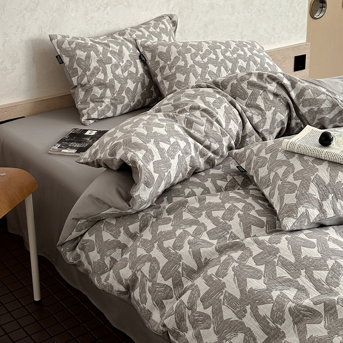 91家纺网 家纺一手货源 找家纺 （总）宜代光年 2025新款60s水洗棉提花系列四件套-第三批