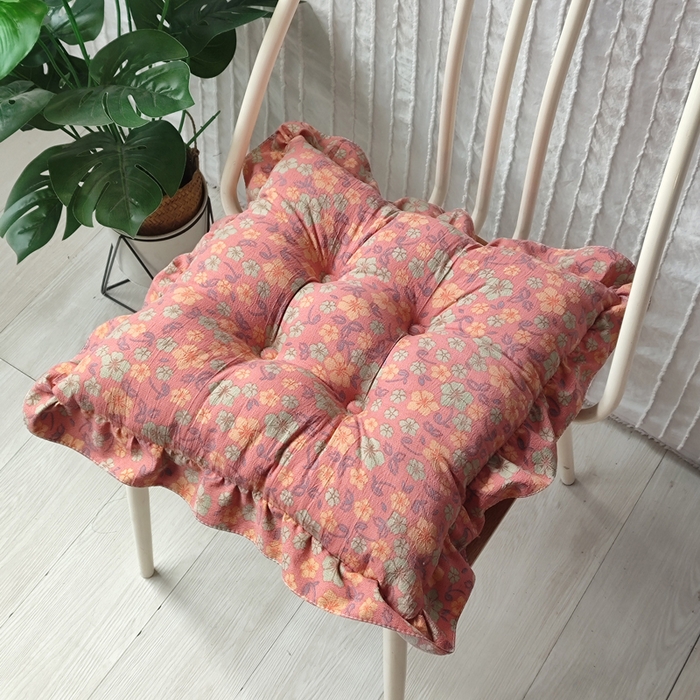 91家纺网 家纺一手货源 找家纺 （总）李帅家居 2025新款韩版花边坐垫