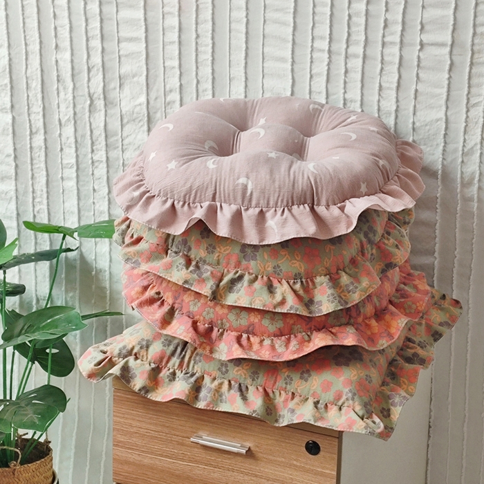 91家纺网 家纺一手货源 找家纺 （总）李帅家居 2025新款韩版花边坐垫