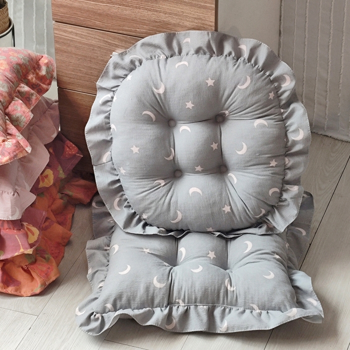 91家纺网 家纺一手货源 找家纺 （总）李帅家居 2025新款韩版花边坐垫