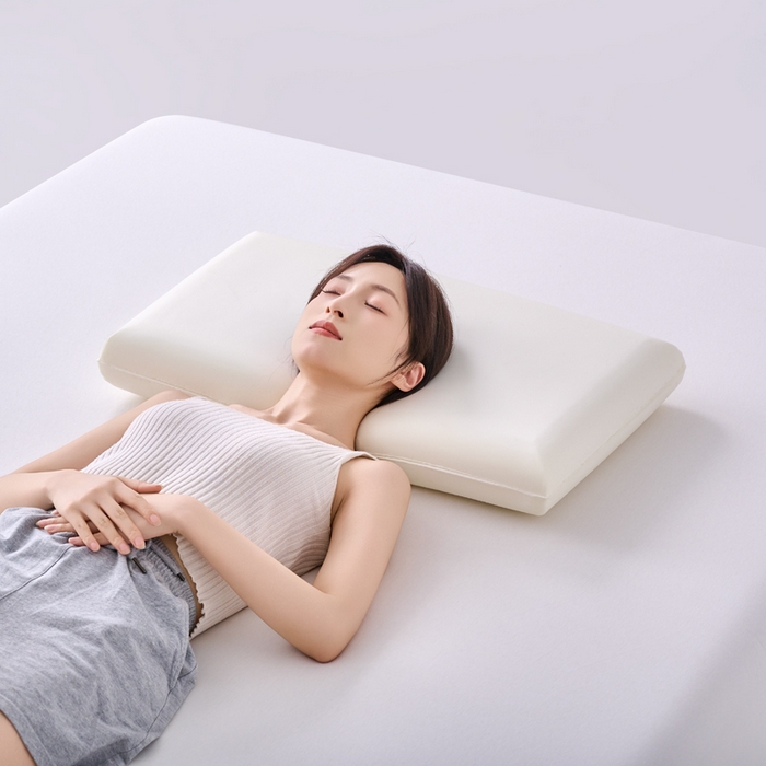 明星枕业 2025新款朵朵酒店同款星球Pro零压记忆绵枕枕头成人护颈椎枕助睡眠男枕芯 零压记忆绵枕-单芯白色