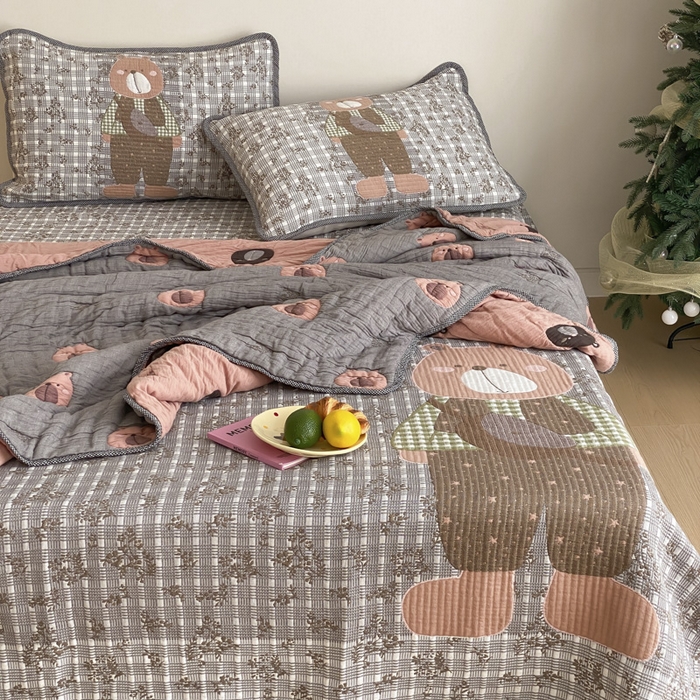 91家纺网 家纺一手货源 找家纺 （总）麻依 2025新款十层纱布软萌泡芙被被子春秋被子被芯