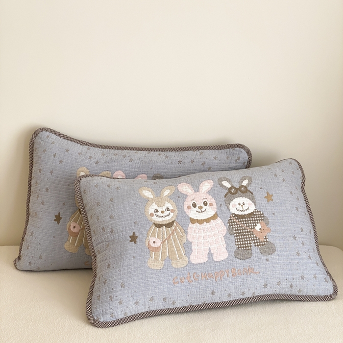 91家纺网 家纺一手货源 找家纺 麻依 2025新款十层纱布软萌泡芙被被子春秋被子被芯 伙伴拉布