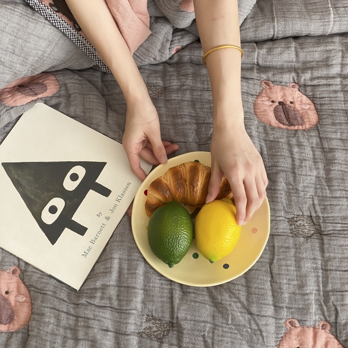 91家纺网 家纺一手货源 找家纺 （总）麻依 2025新款十层纱布软萌泡芙被被子春秋被子被芯