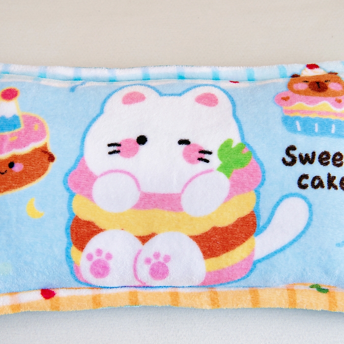 91家纺网 家纺一手货源 找家纺 吉咪兔家纺 25年新款大版定位图案儿童卡通牛奶绒枕套加厚秋冬季宝宝枕头套幼儿园枕芯套蛋糕猫咪