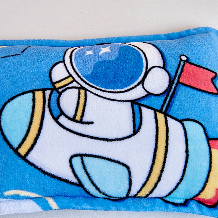 91家纺网 家纺一手货源 找家纺 吉咪兔家纺 25年新款大版定位图案儿童卡通牛奶绒枕套加厚秋冬季宝宝枕头套幼儿园枕芯套探索宇宙