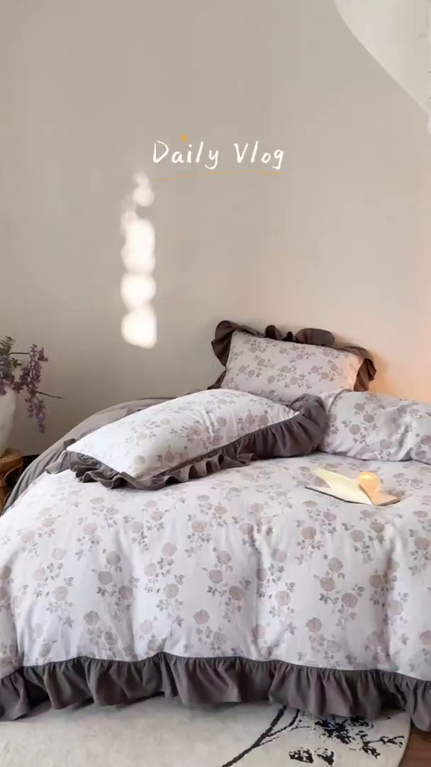 91家纺网 家纺一手货源 找家纺 金奇达家纺 2025新款保暖羽零™空气拉绒加厚双感棉绒四件套全棉双层纱【法式复古】（会员减30元）双感棉绒【法式复古】系列，标准号全网控价（折后券后）不低于228元 素锦玫瑰