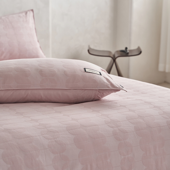 91家纺网 家纺一手货源 找家纺 宜代光年 2025新款三层纱60s水洗棉提花系列四件套 洛辰