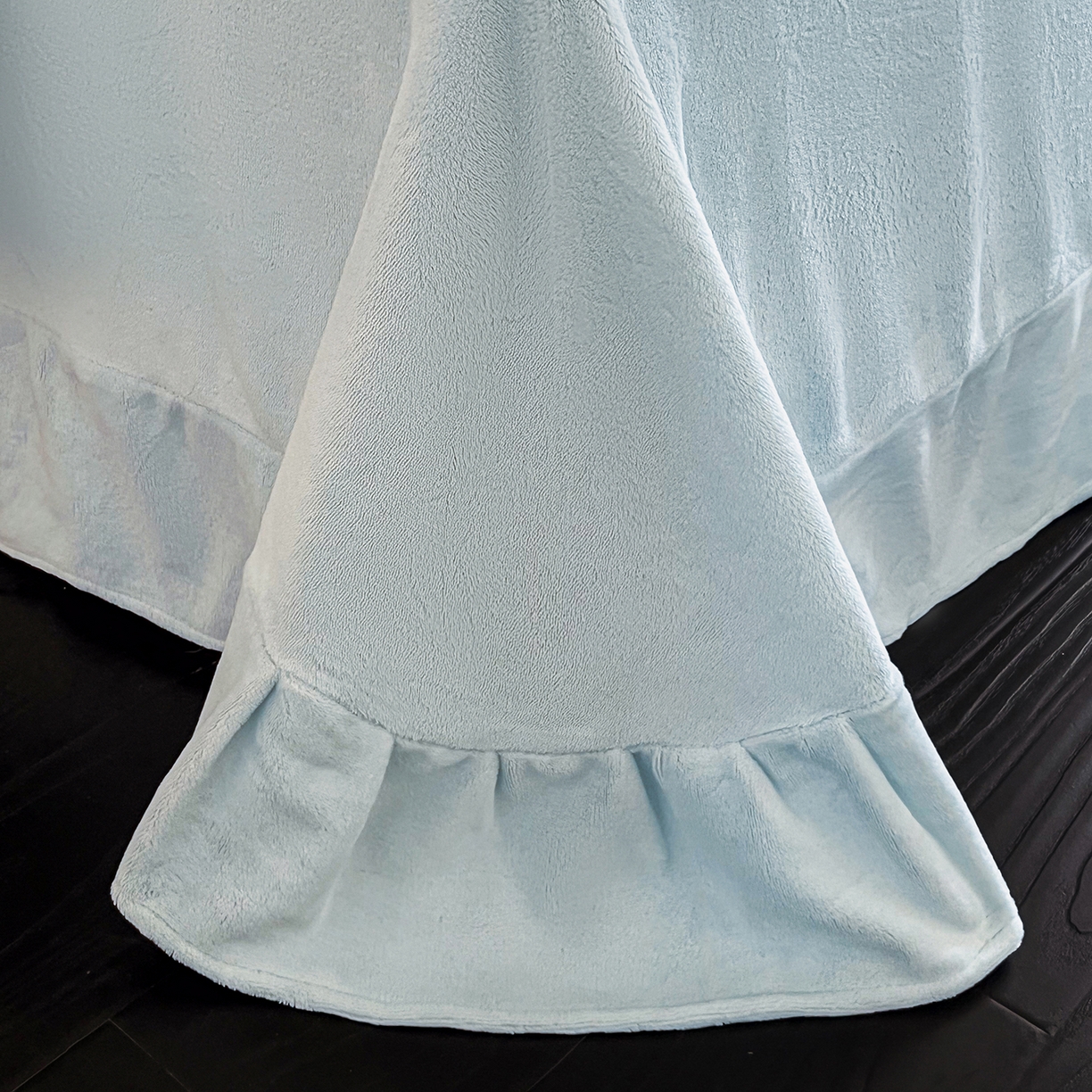 91家纺网 家纺一手货源 找家纺 （总）畅畅家纺 2025新款冬季立体烂花兔毛绒床单床笠四件套-佳人有约系列