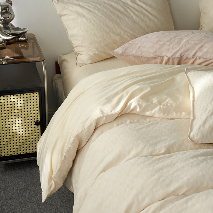 91家纺网 家纺一手货源 找家纺 宜代光年 2025新款60s水洗棉提花系列四件套 威廉