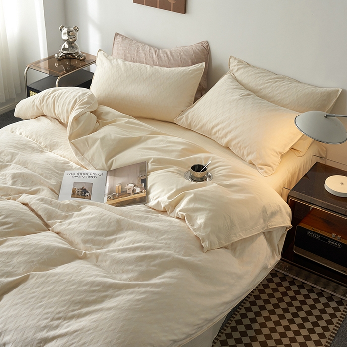 宜代光年 2025新款60s水洗棉提花系列四件套 威廉