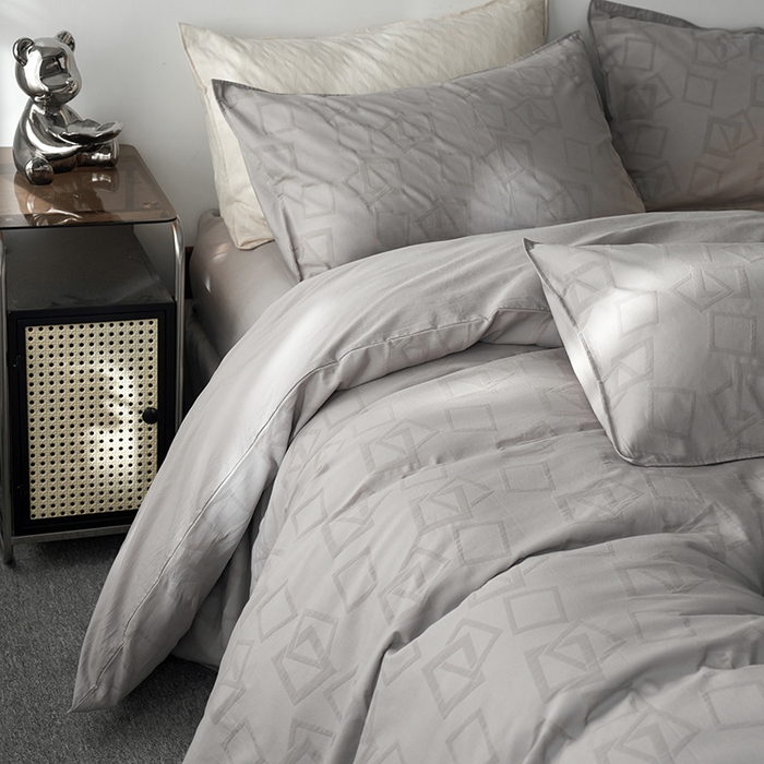 91家纺网 家纺一手货源 找家纺 宜代光年 2025新款60s水洗棉提花系列四件套 镜像