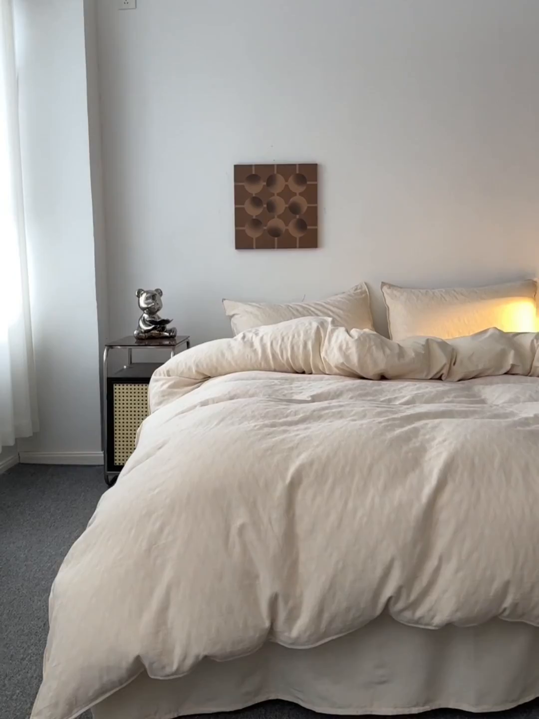 91家纺网 家纺一手货源 找家纺 宜代光年 2025新款60s水洗棉提花系列四件套 威廉