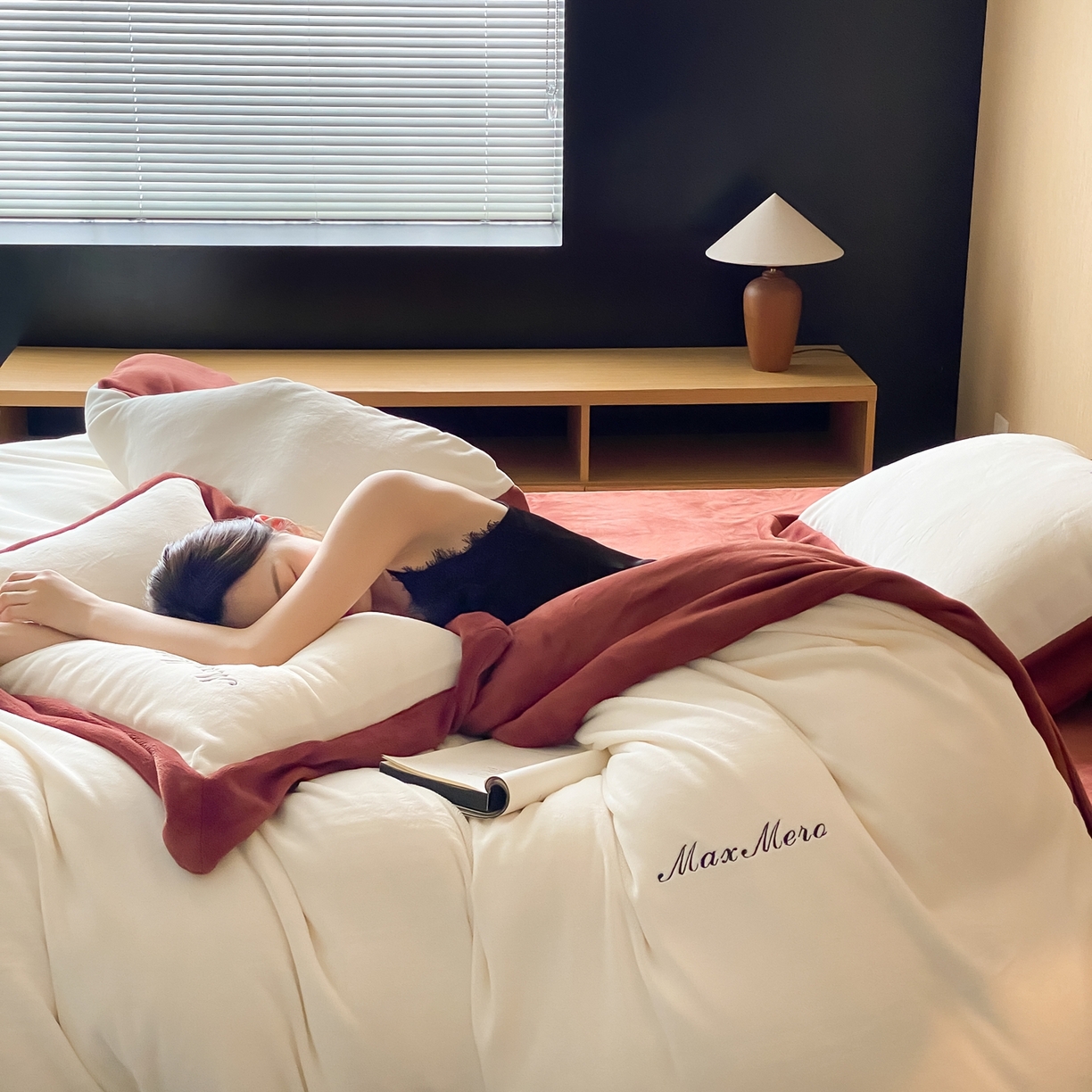 91家纺网 家纺一手货源 找家纺 馨蕊家居 2025秋冬新款轻奢煦暖绒系列-绒云舒（券后控价238/258) 云舒-栗子咖