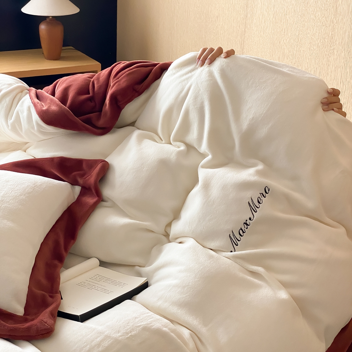 91家纺网 家纺一手货源 找家纺 馨蕊家居 2025秋冬新款轻奢煦暖绒系列-绒云舒（券后控价238/258) 云舒-栗子咖