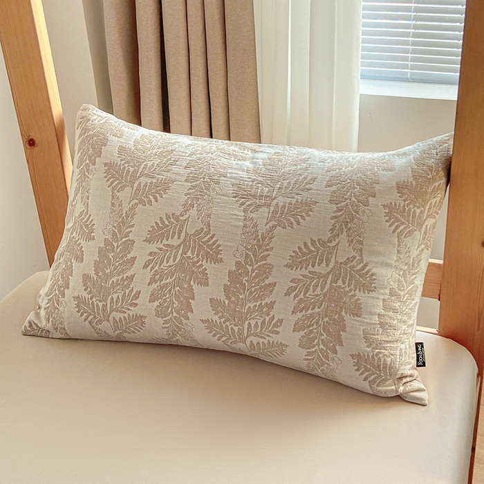 91家纺网 家纺一手货源 找家纺 宜代光年 2025新款60S水洗棉提花学生季三件套 镜中叶-米