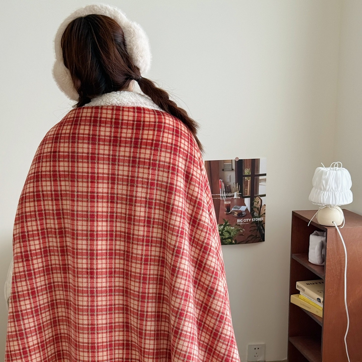 91家纺网 家纺一手货源 找家纺 （总）顾里家纺 2025新款复古格系羊羔绒毯毯子（70*100cm会员11元 100*150cm会员19元 150*200cm会员34元 200*230cm会员43元）