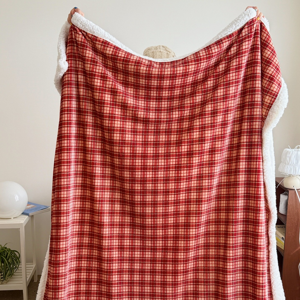 91家纺网 家纺一手货源 找家纺 （总）顾里家纺 2025新款复古格系羊羔绒毯毯子（70*100cm会员11元 100*150cm会员19元 150*200cm会员34元 200*230cm会员43元）