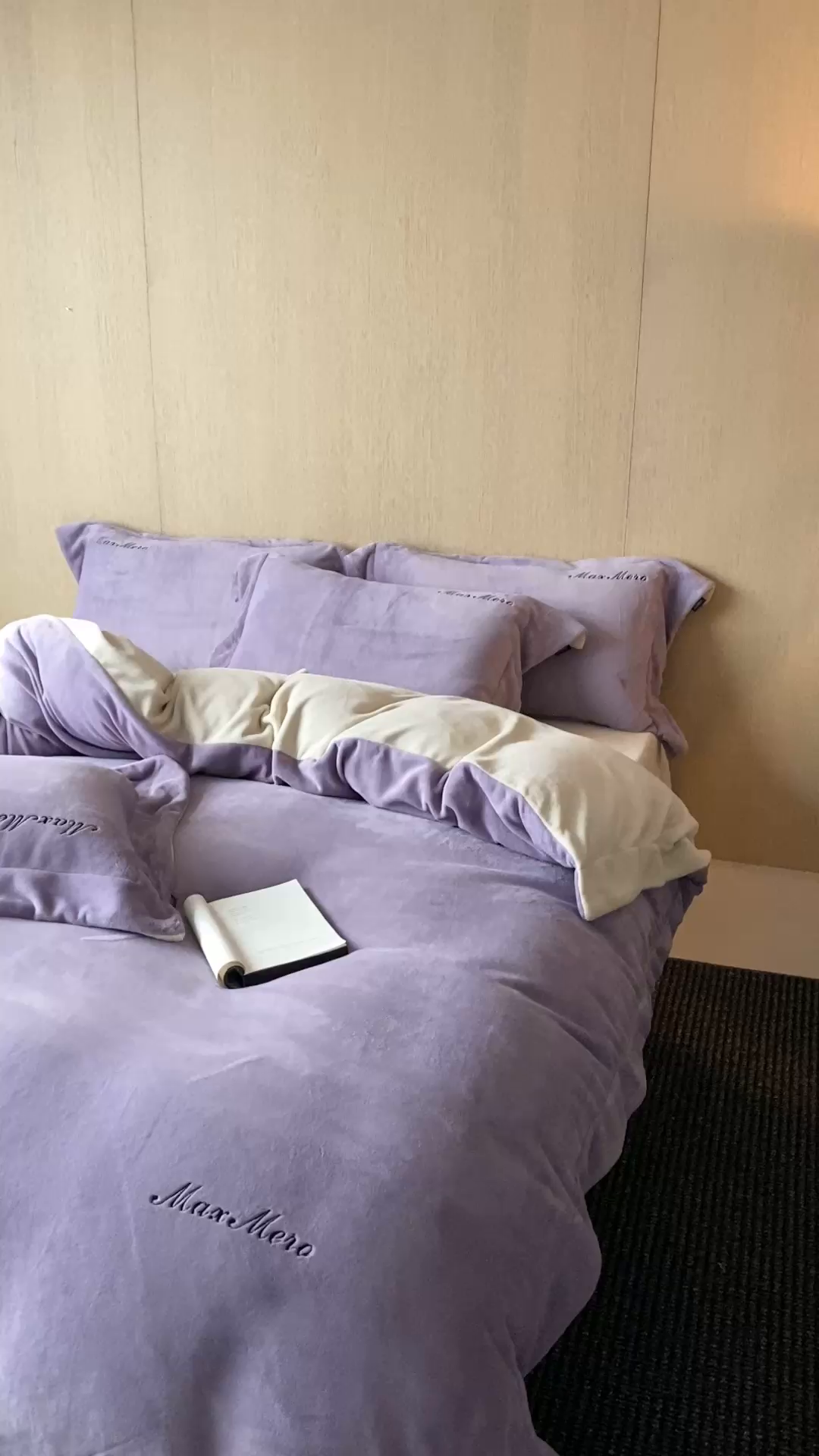 91家纺网 家纺一手货源 找家纺 馨蕊家居 2025秋冬新款轻奢煦暖绒系列-绒云舒（券后控价238/258) 云舒-满天星紫