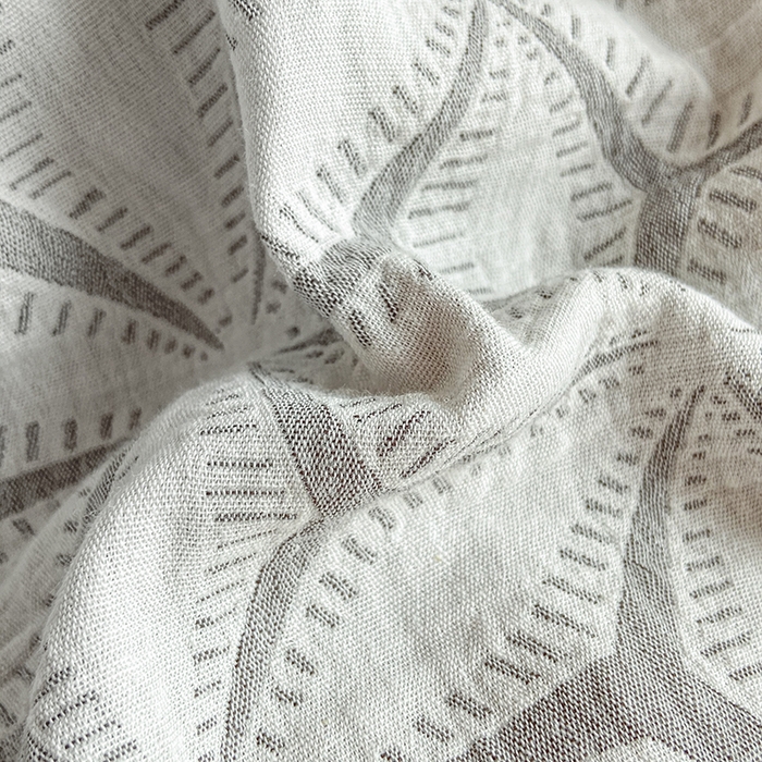 91家纺网 家纺一手货源 找家纺 宜代光年 2025新款60S水洗棉提花学生季三件套 雪片花-绿灰