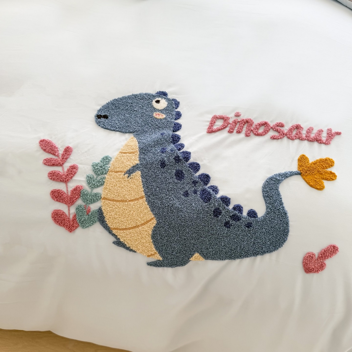 91家纺网 家纺一手货源 找家纺 （总）恋绒家纺 2025新款水洗棉毛巾绣卡通绣花学生三件套四件套