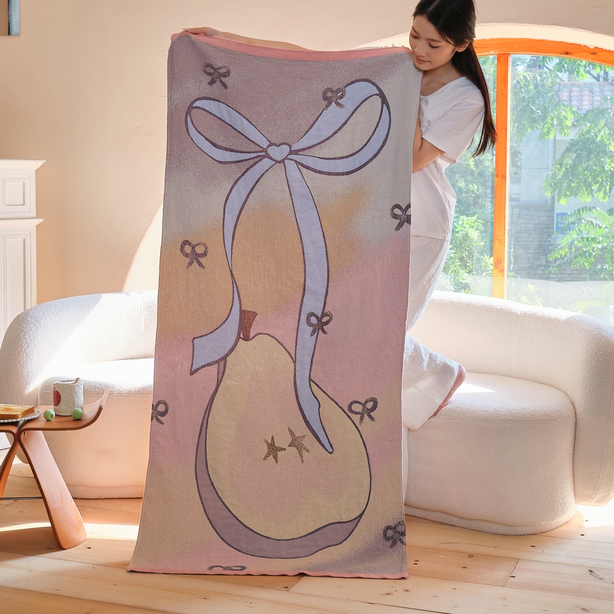 91家纺网 家纺一手货源 找家纺 （总）沐瑟家纺 2025新款卡通A类全棉四层纱布浴巾加大毛巾-第一组