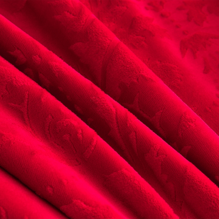 91家纺网 家纺一手货源 找家纺 星窝家纺 2025新款雕花绒床盖四件套 控价标准139（直播拼多多淘宝） 灵动大红