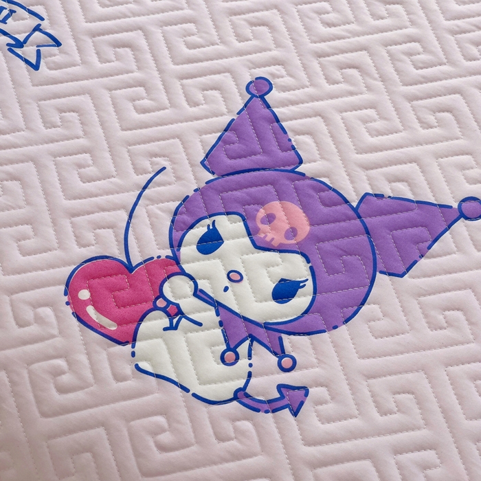 91家纺网 家纺一手货源 找家纺 （总）艾兜坊 2025新款三丽鸥水洗棉夹棉床裙